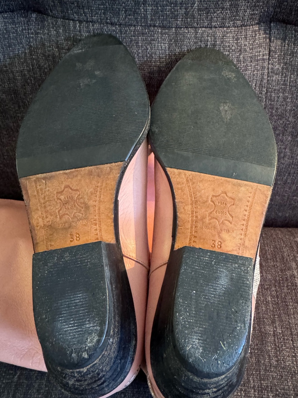 Vintage pink Arnold Churgin leather boots - Picture 9 of 14